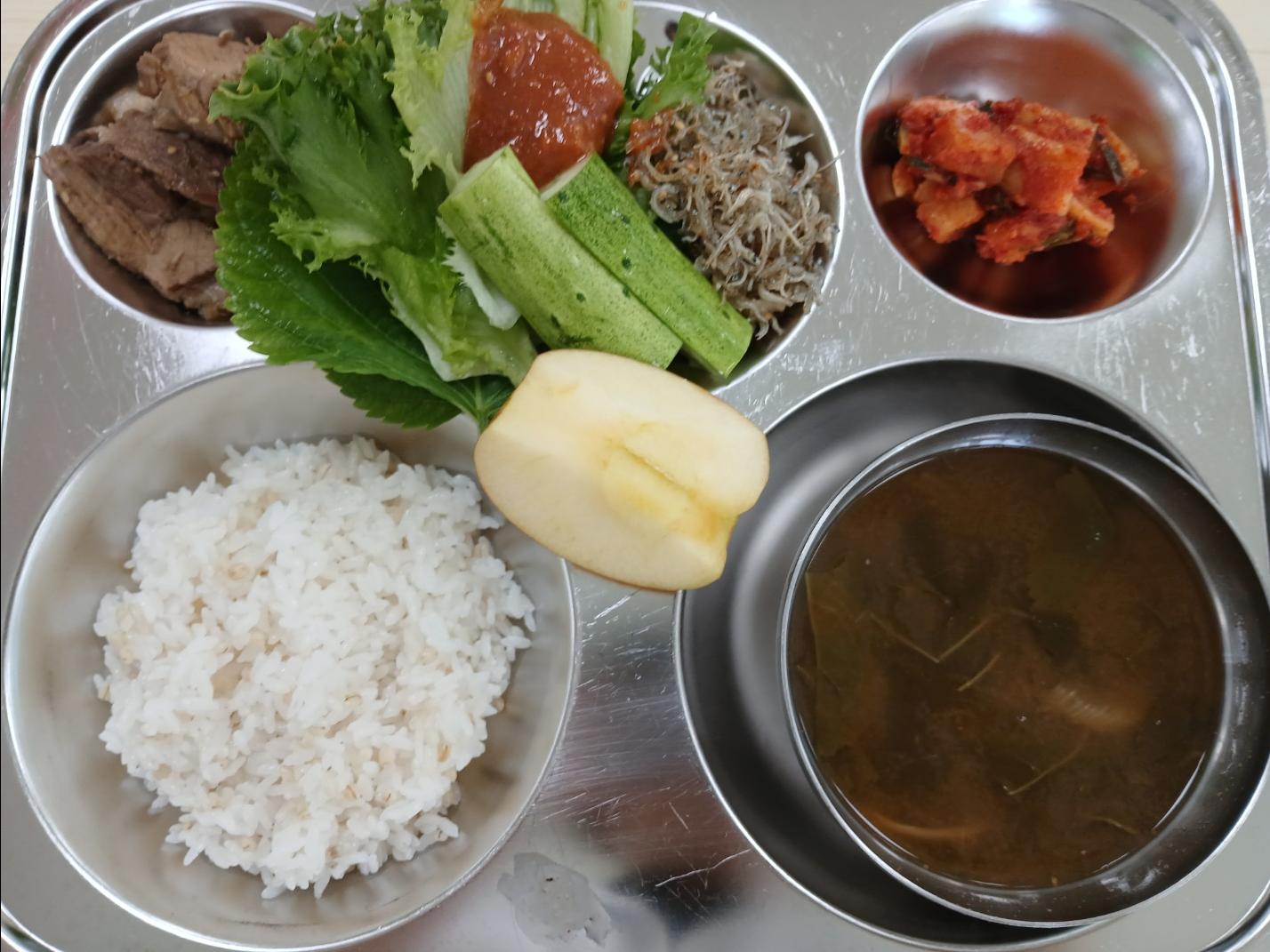 6월 9일 행복마루 급식 사진